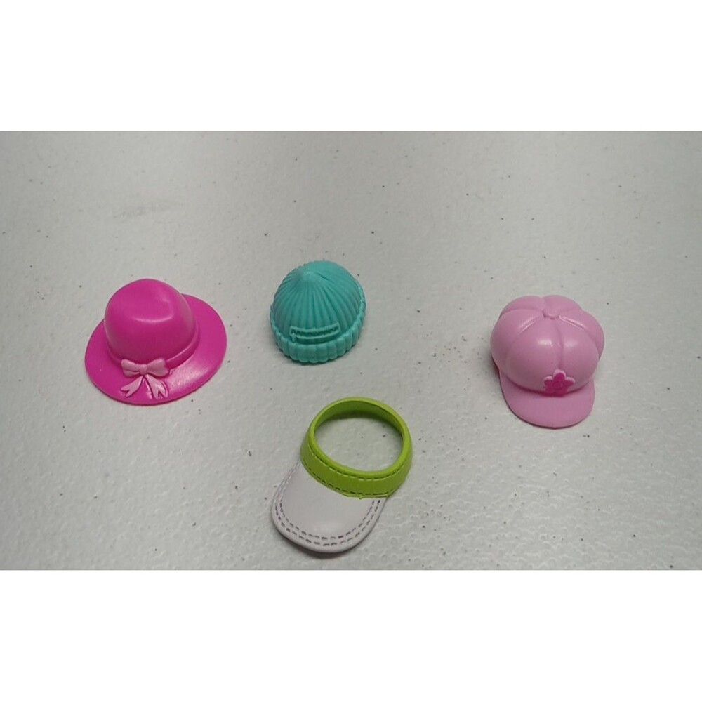 Fashion Doll Hats Set Of 4 for like polly pockets